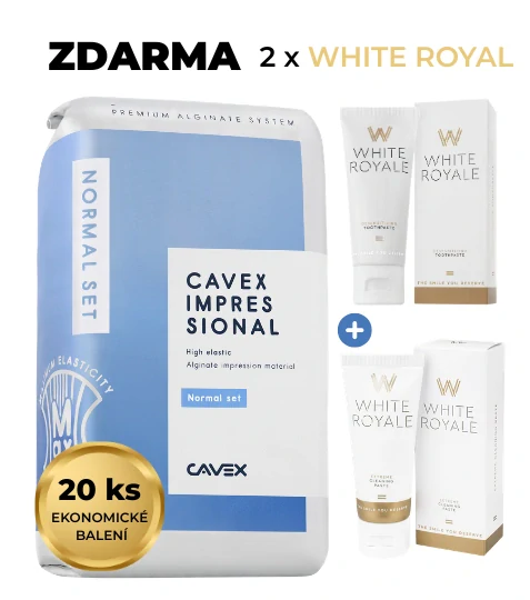 20x Cavex Impressional - Normal Set + ZDARMA 2x White Royal