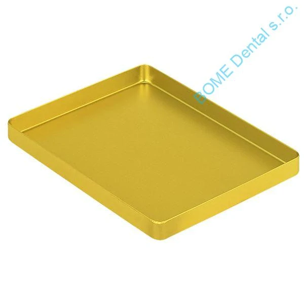 Tácek pro nástroje ALU medium 142x183x17 zlatý
