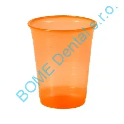 Kelímky plastové 100ks oranžová