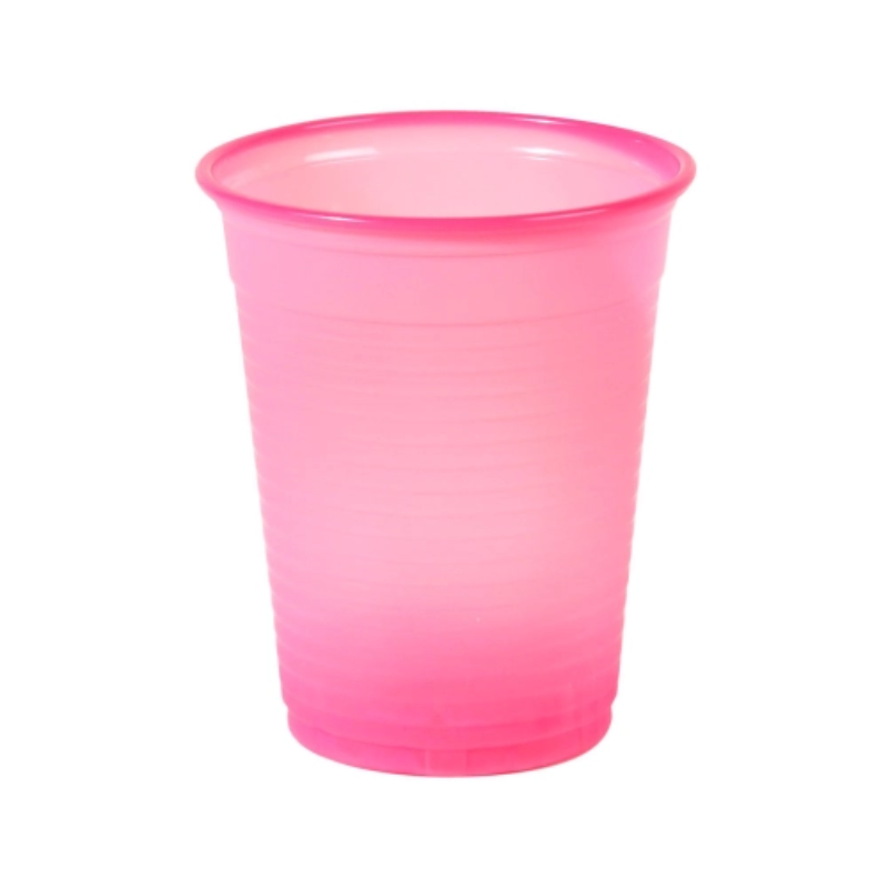 Kelímky plastové 100ks růžová