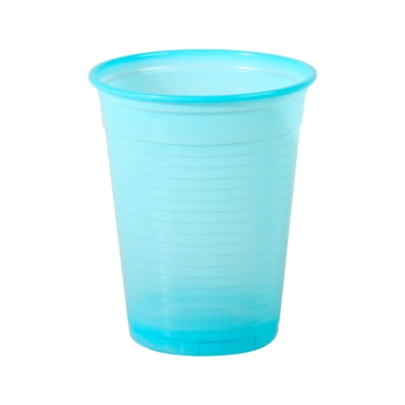 Kelímky plastové 100ks světle modrá