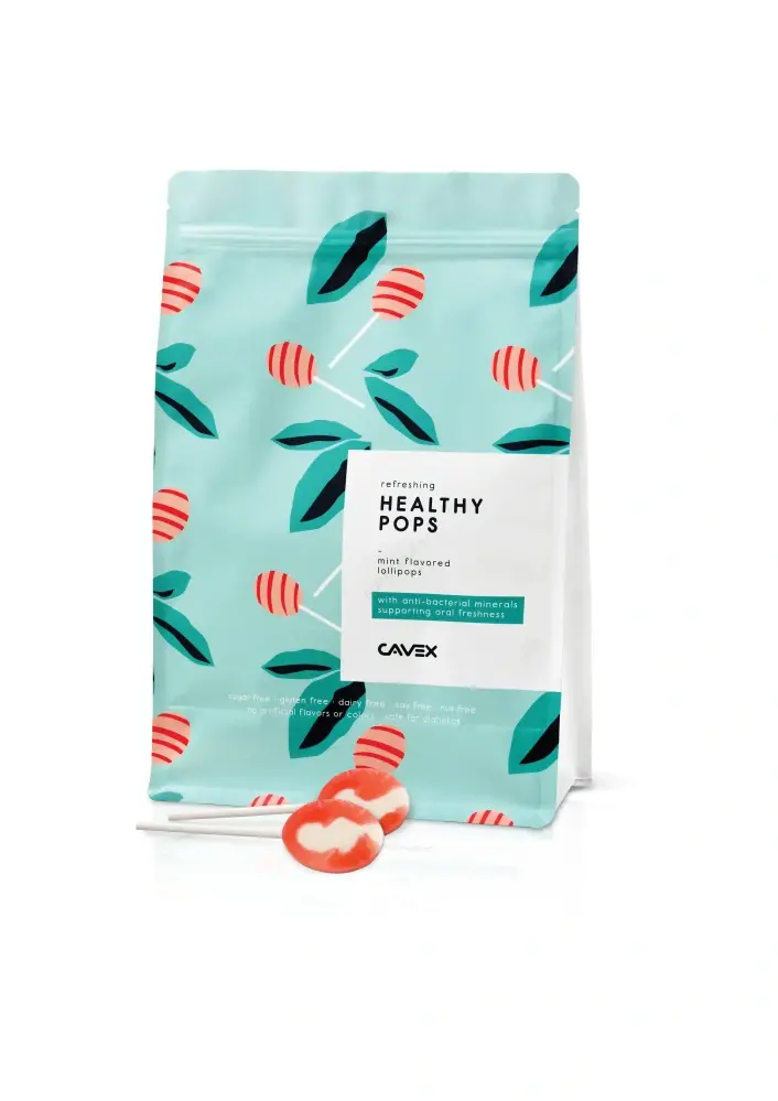 Zdravá lízátka - třešeň CAVEX HEALTHY POPS