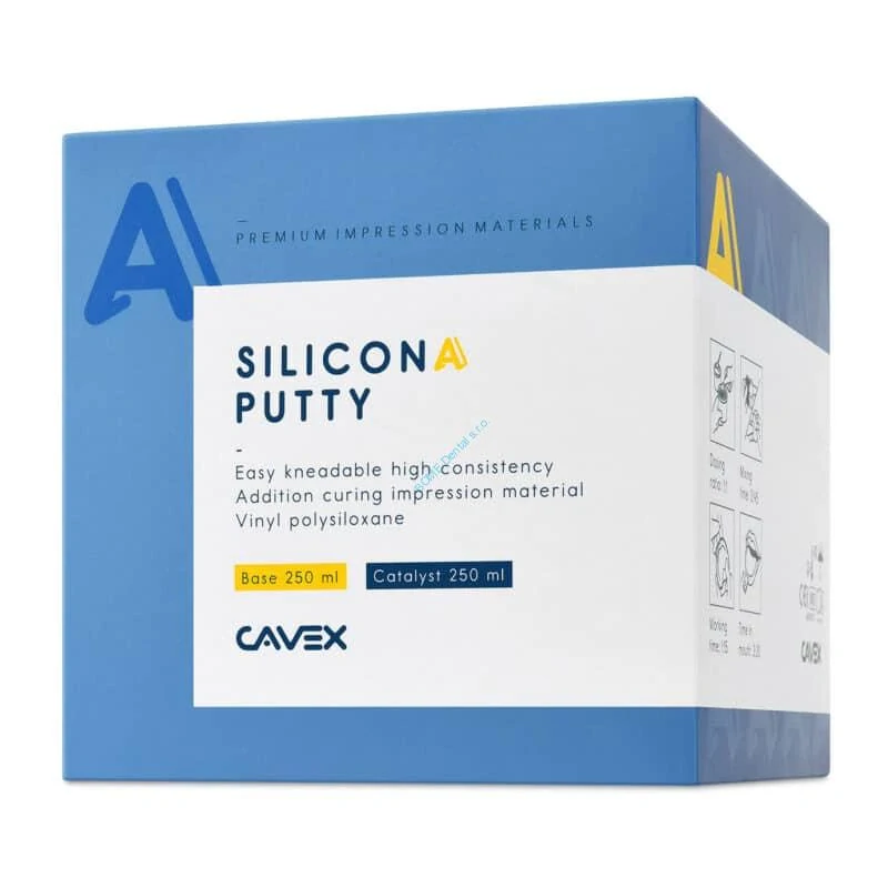 Cavex SiliconA Putty tmel Yelow (žlutý) 2 x 250 ml