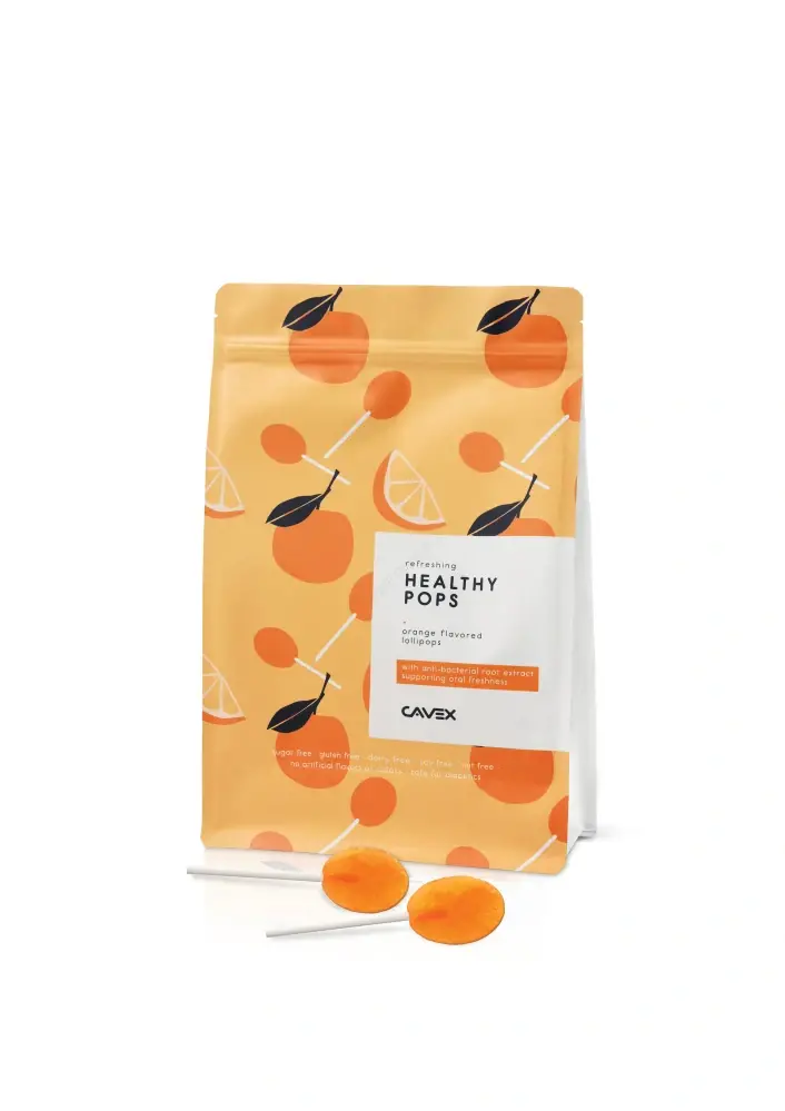 Zdravá lízátka - třešeň CAVEX HEALTHY POPS