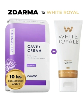 10x Cavex Cream Alginate Normal Set + ZDARMA 1x White Royal Extreme