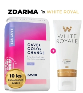 10x Cavex ColorChange Fast Set + ZDARMA 1x White Royal Extreme