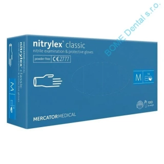 Rukavice Nitrylex PF modré XS, 100 ks