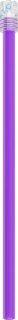 Savky jednorázové transp. fialová 155mm /100ks